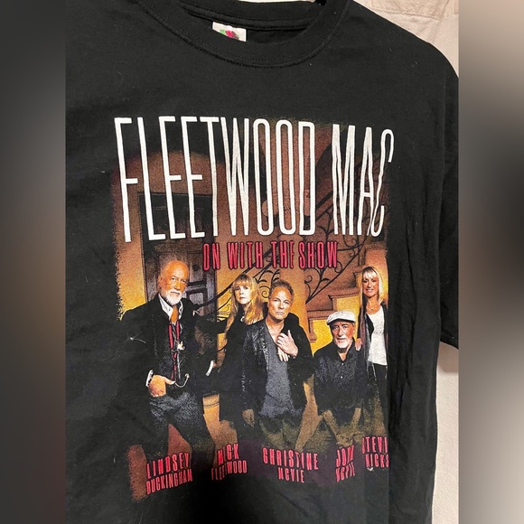 Men’s Fleetwood Mac Tour 2015 Black T-Shirt- XL - Picture 3 of 5